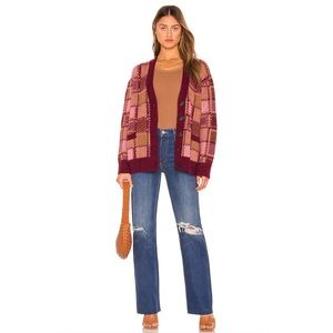 NEW RE/DONE Originals 90s High Rise Loose Jeans Destroyed Broken Blue